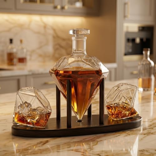 Diamond Decanter Gift Premium Barware Gift Elegant Drinkware Collection