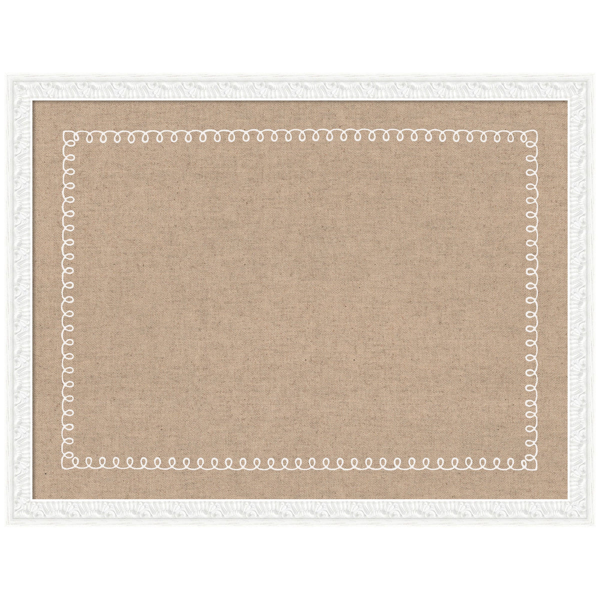 Pinboard White Scalloped Edge