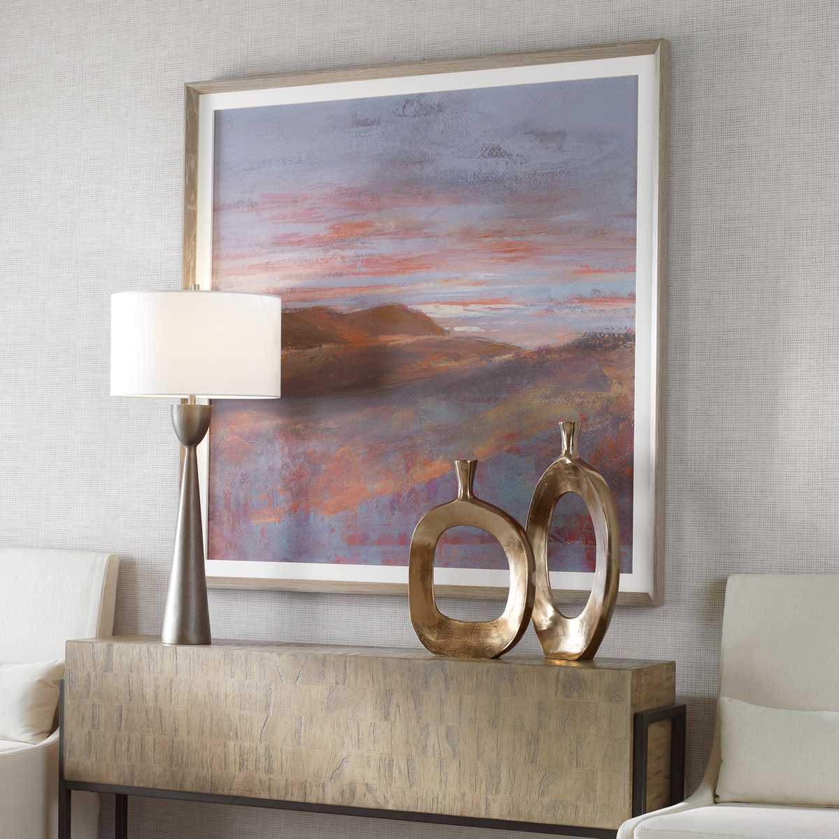 Dawn on the Hills Framed Print
