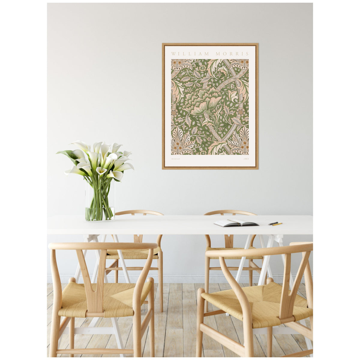Sylvie Poster William Morris Windrush 1883 Framed Canvas by The Art Institute of Chicago