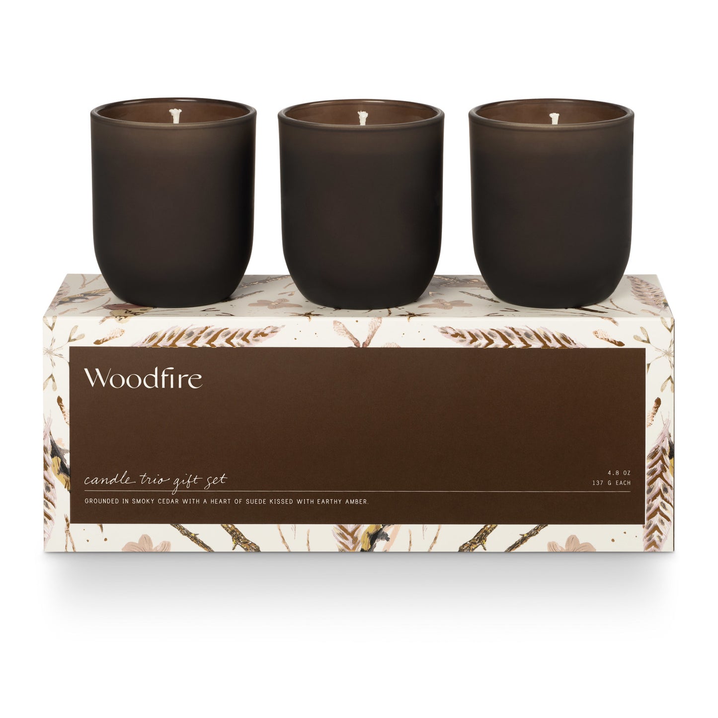 Woodfire Candle Trio Gift Set