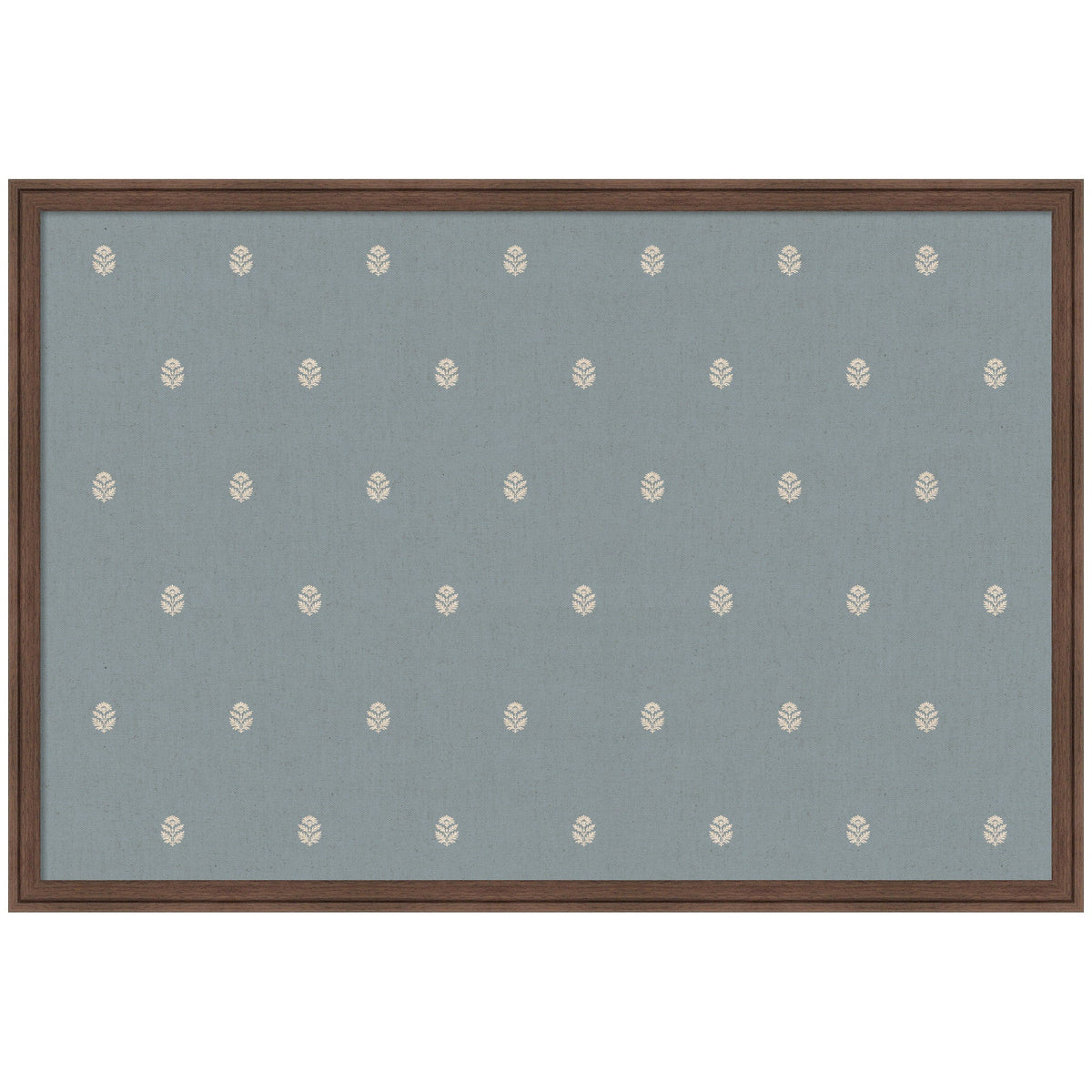 Pinboard Blue Botanical Block Print