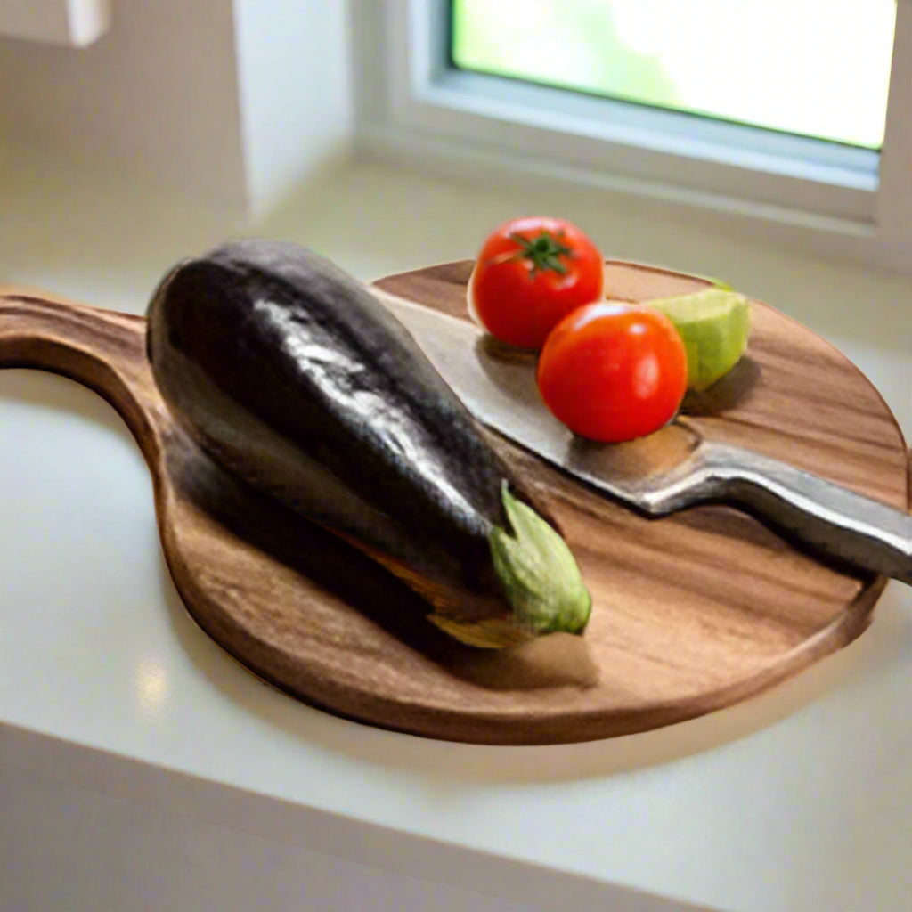 Acacia Wood Cutting / Charcuterie Board - Round