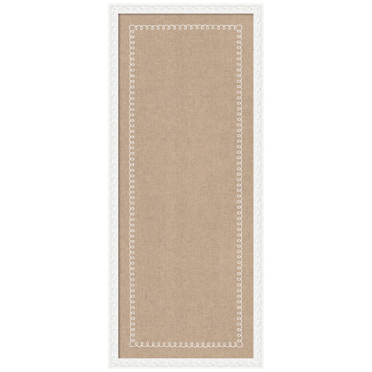 Pinboard White Scalloped Edge