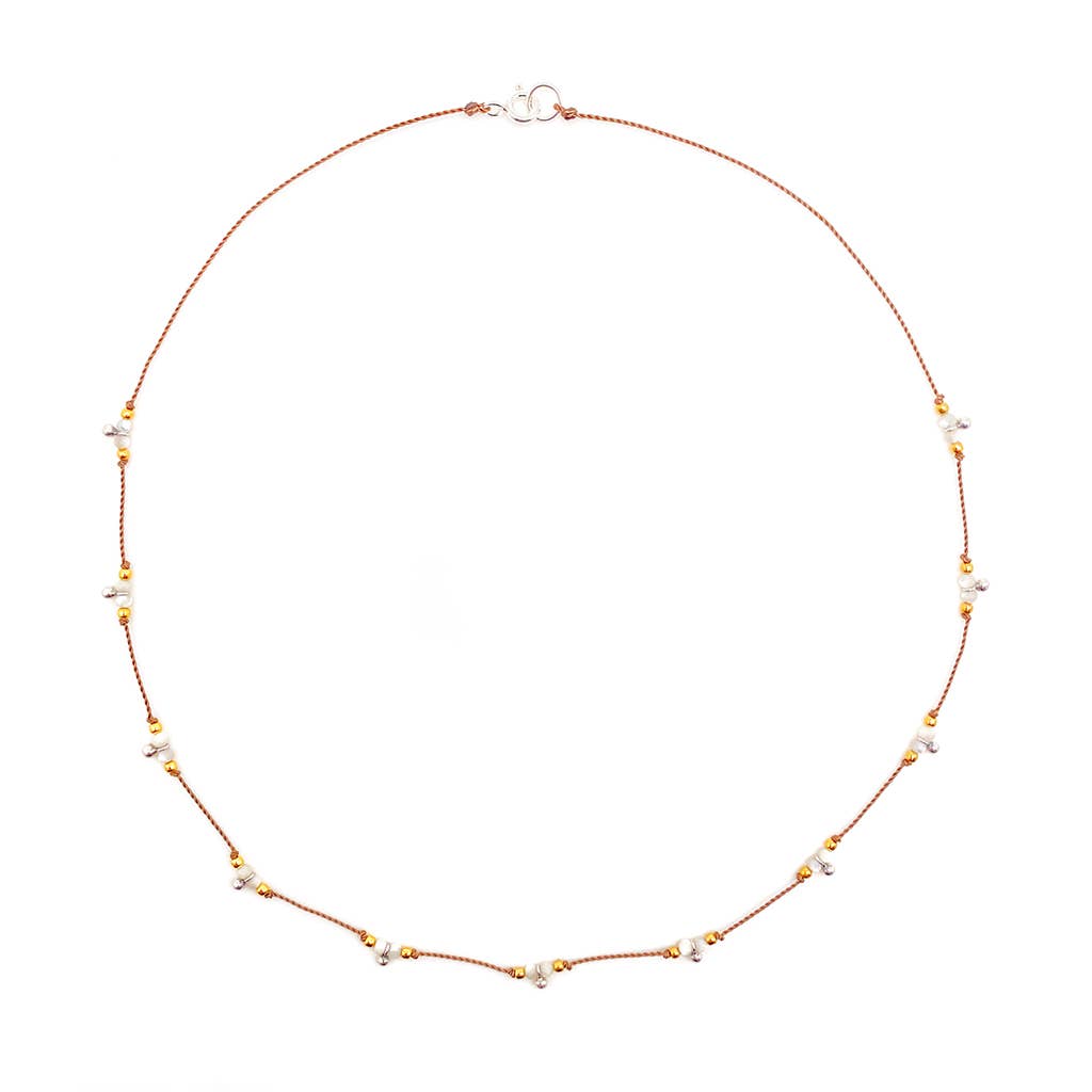 Trail Necklace - Mother of Pearl