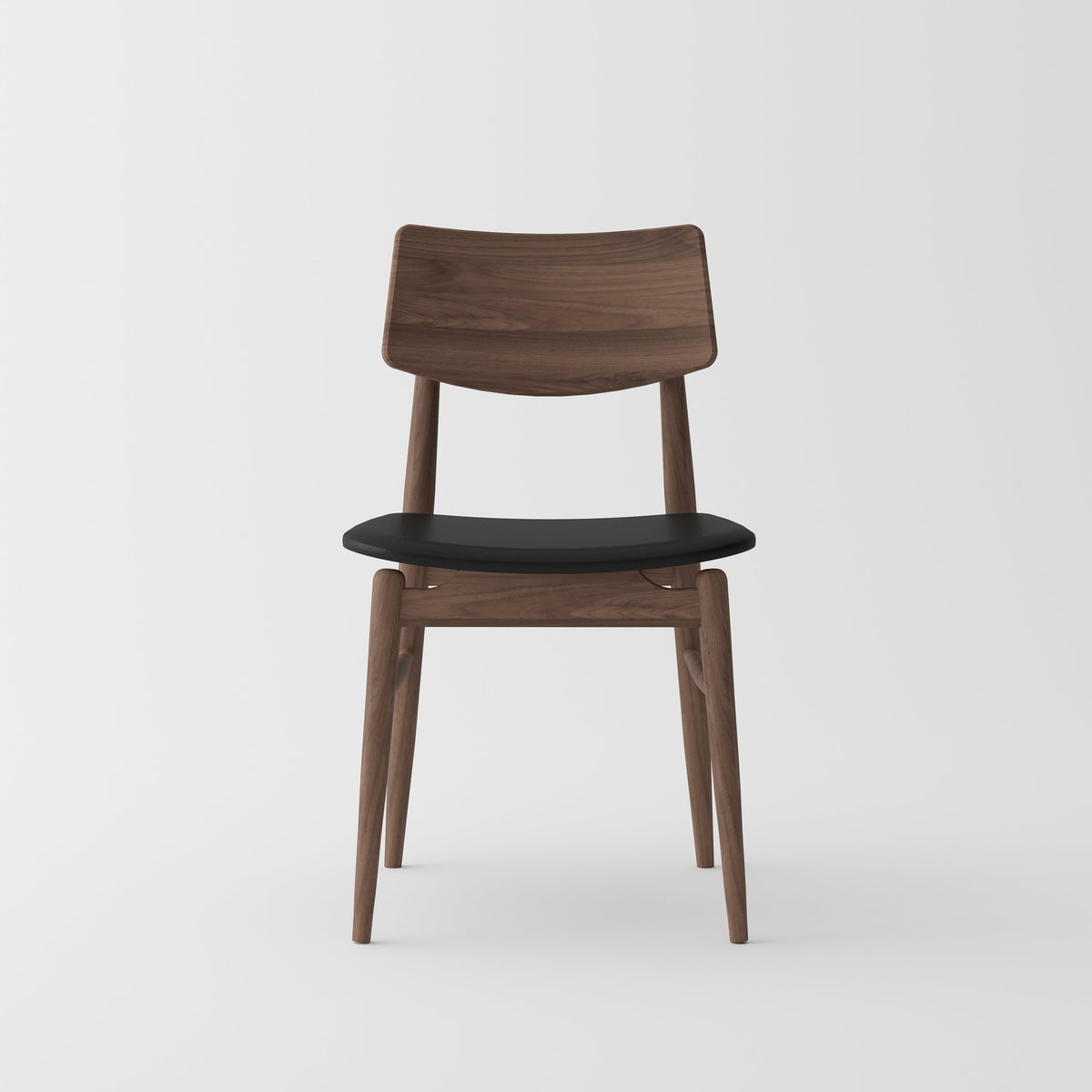 Isabella Mid Century Dining chair - Solid American Black Walnut