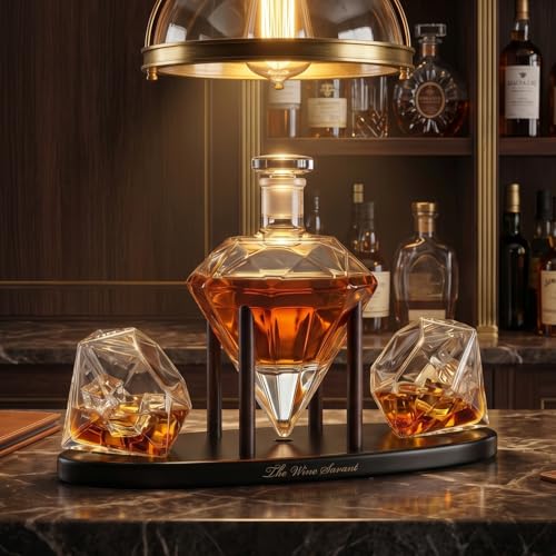 Diamond Decanter Gift Premium Barware Gift Elegant Drinkware Collection