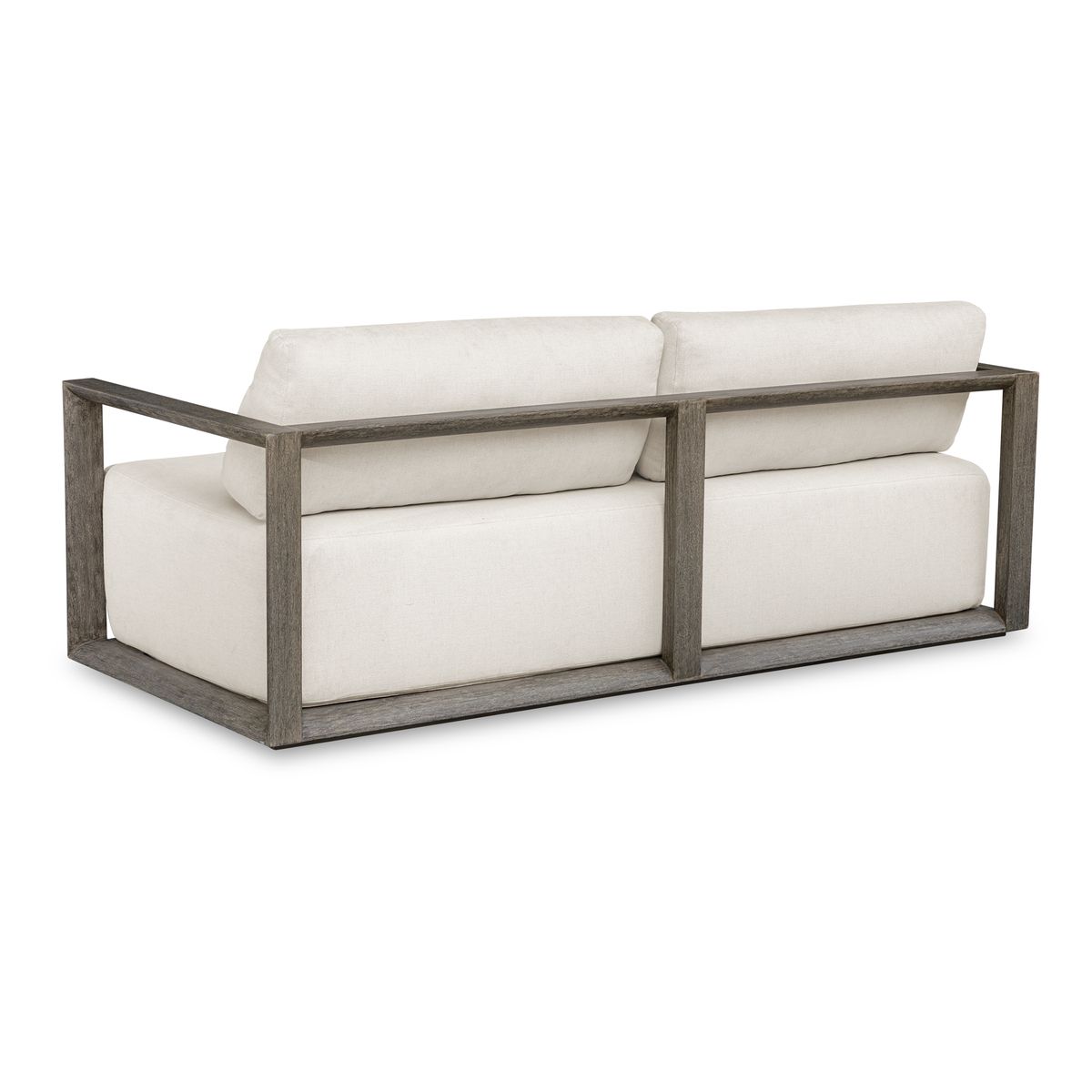 Remsen Outdoor 3-Seat Sofa - Weathered Gray/Oyster