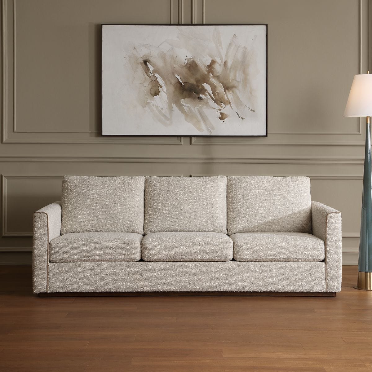 Lorien Cream Boucle Sofa