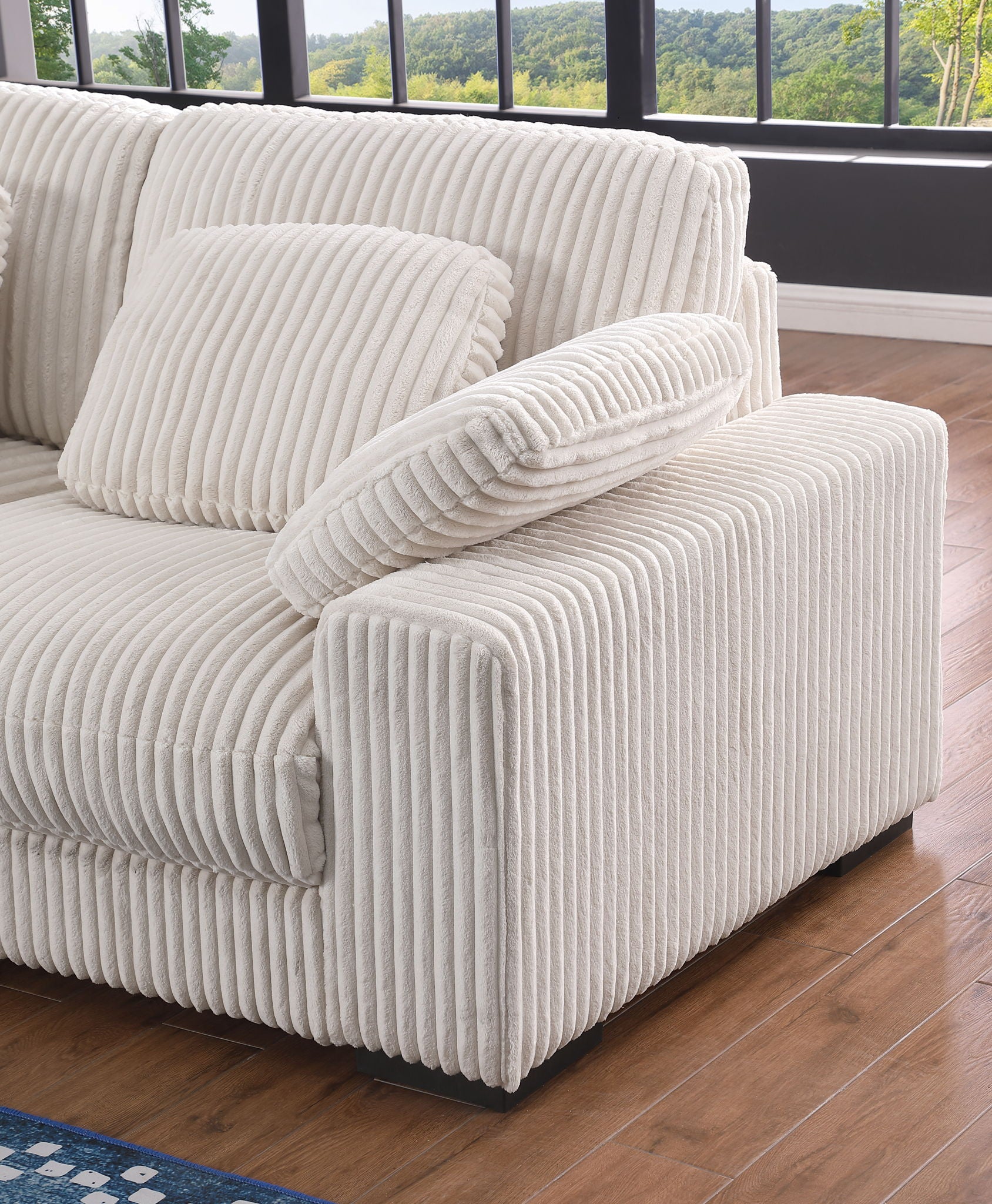 Nadine - Modular Corner Sectional Sofa With Left Facing Chaise