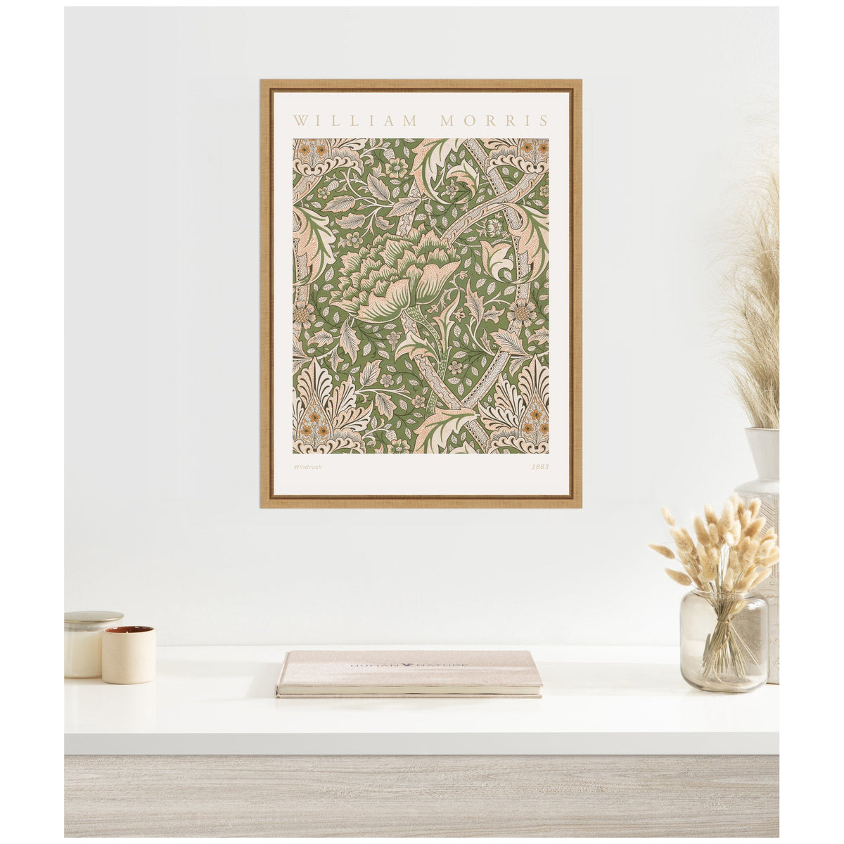 Sylvie Poster William Morris Windrush 1883 Framed Canvas by The Art Institute of Chicago