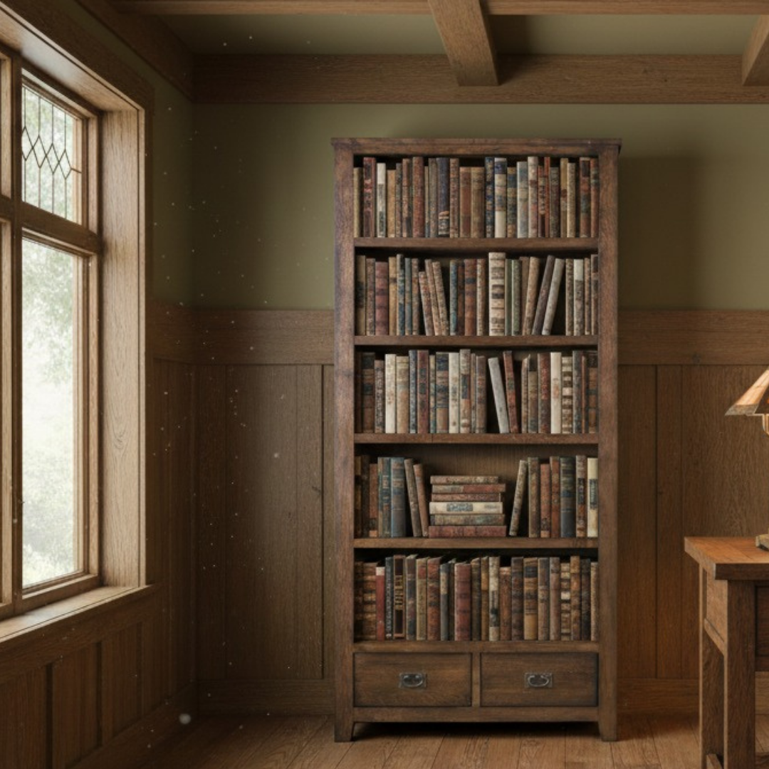 Mission Open Shelf Bookcase