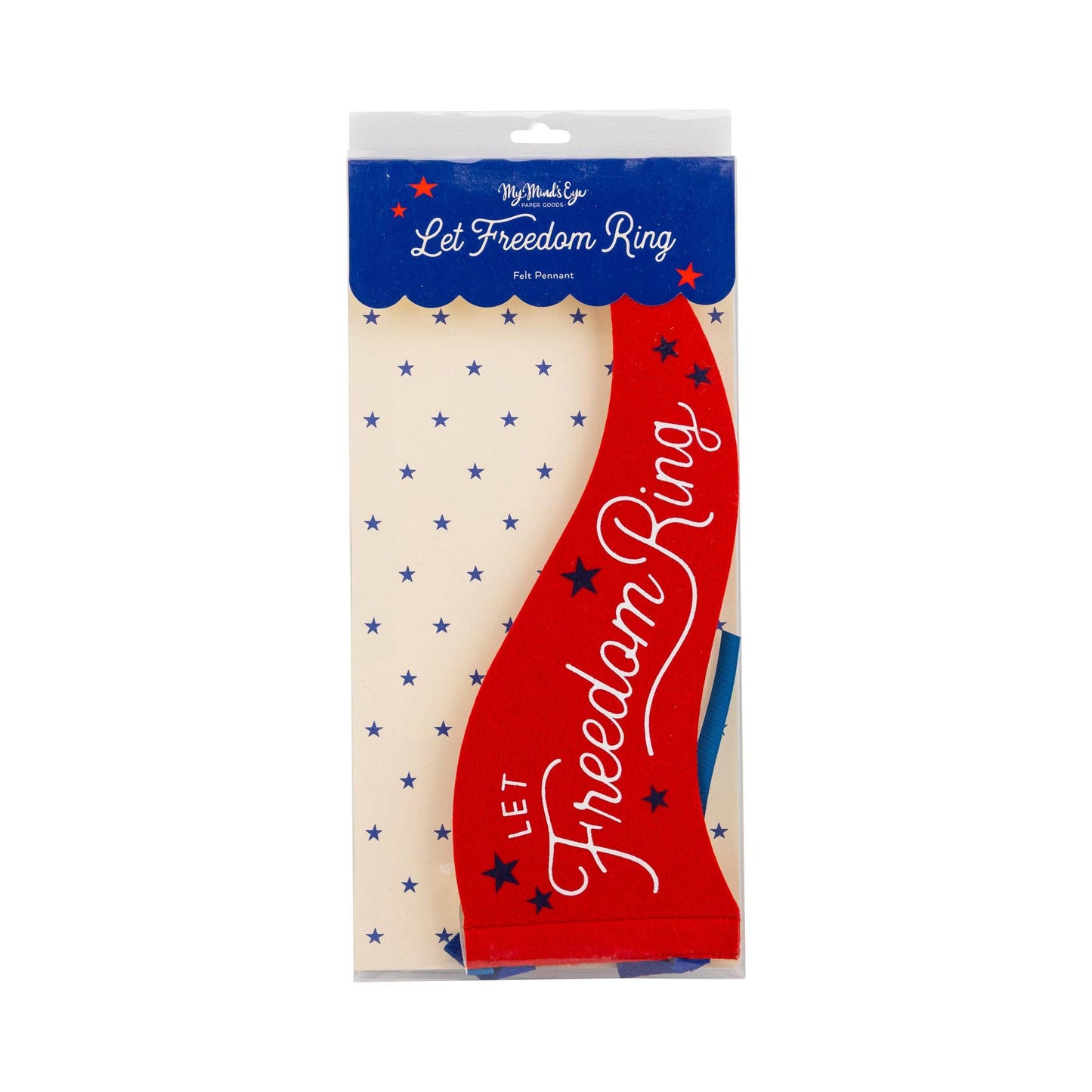 "Let Freedom Ring" Felt Pennant Banner