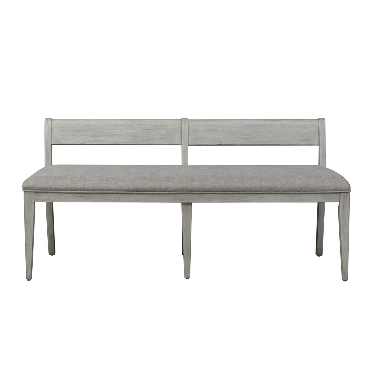 Hillstone Farmhouse Upholstered Bench in Antique White