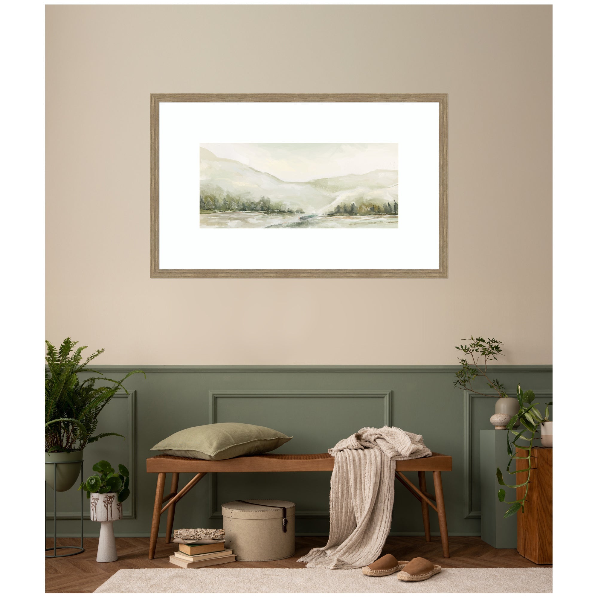 Winter Landscape No. 6 by Annie Quigley Framed Wall Art Print
