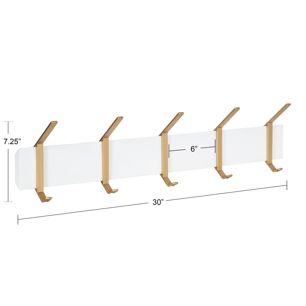Rossmore Wood and Metal Hooks