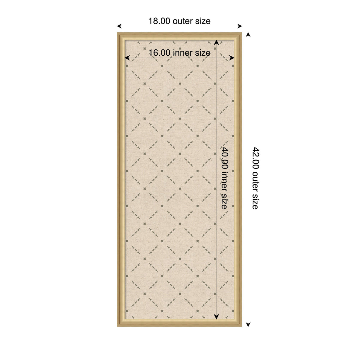 Pinboard Green Lattice Print