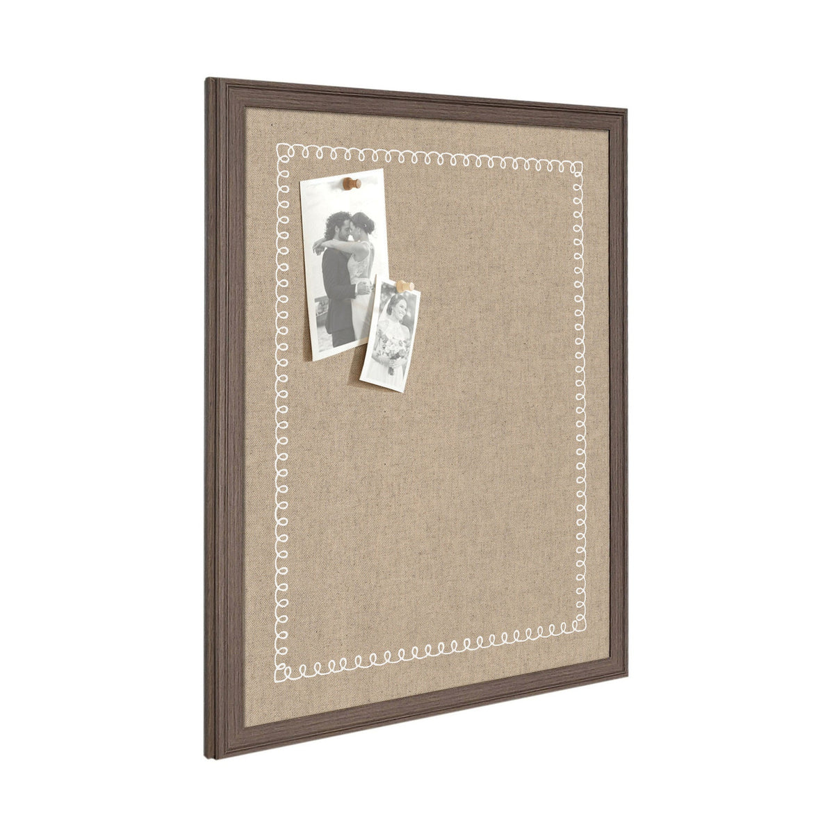 Pinboard White Scalloped Edge