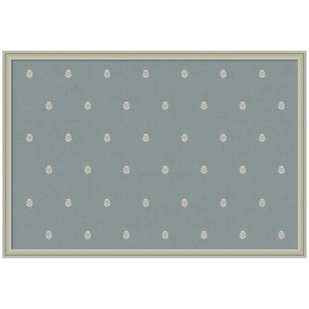 Pinboard Blue Botanical Block Print