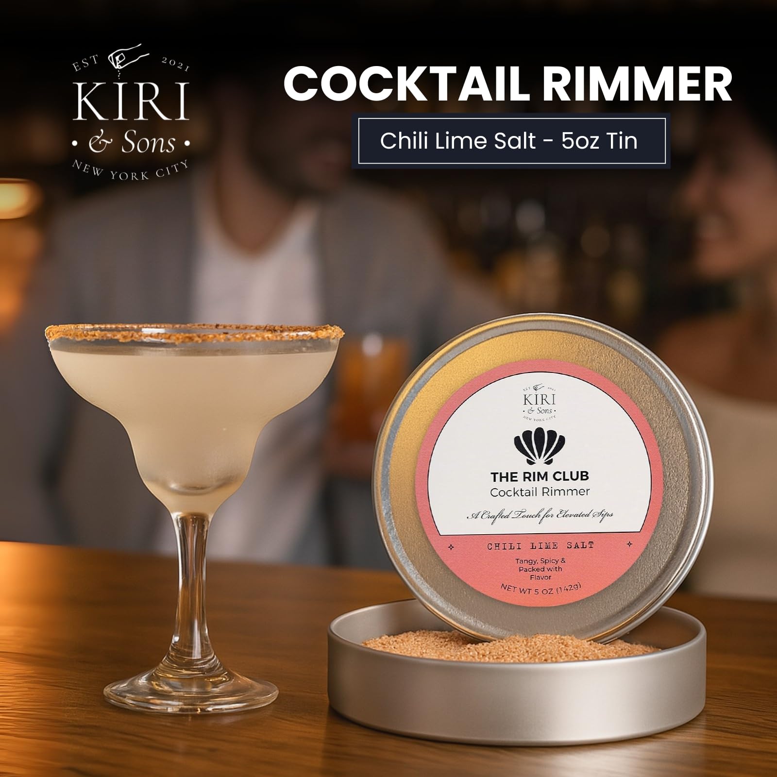 Cocktail Rimmer Salt | Tequila Shots | Spicy Drink Garnish | 5oz