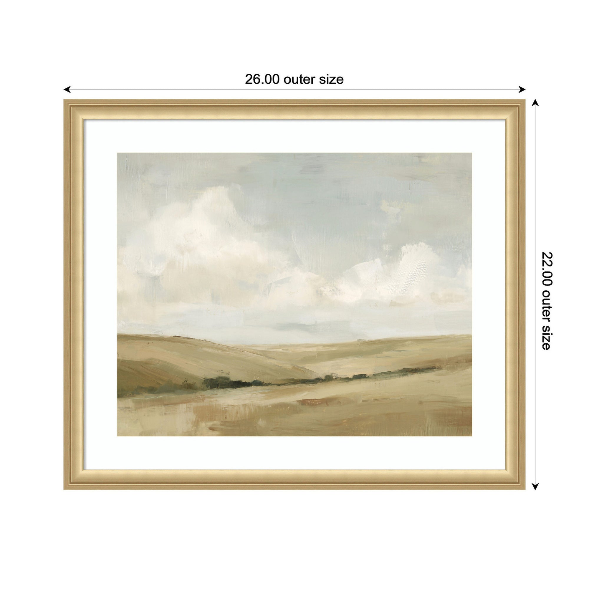 Whispering Meadows II by Amy Lighthall Framed Wall Art Print