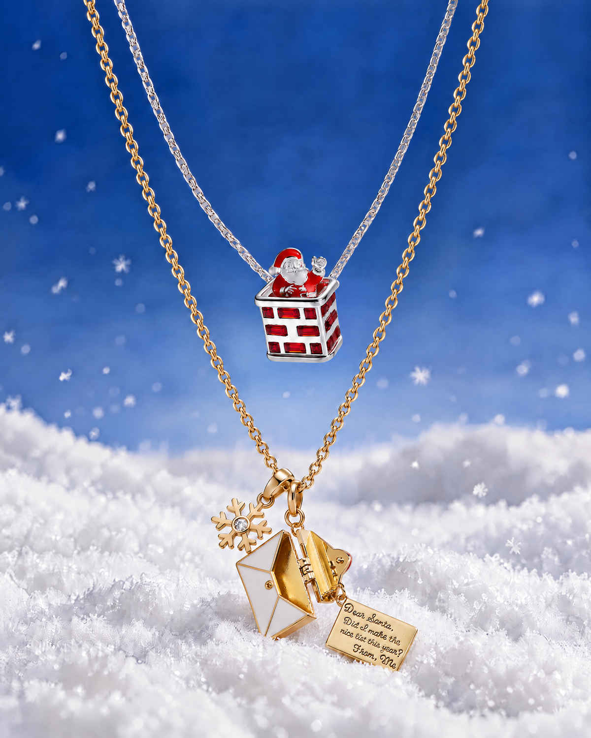 Letter to Santa Locket Necklace