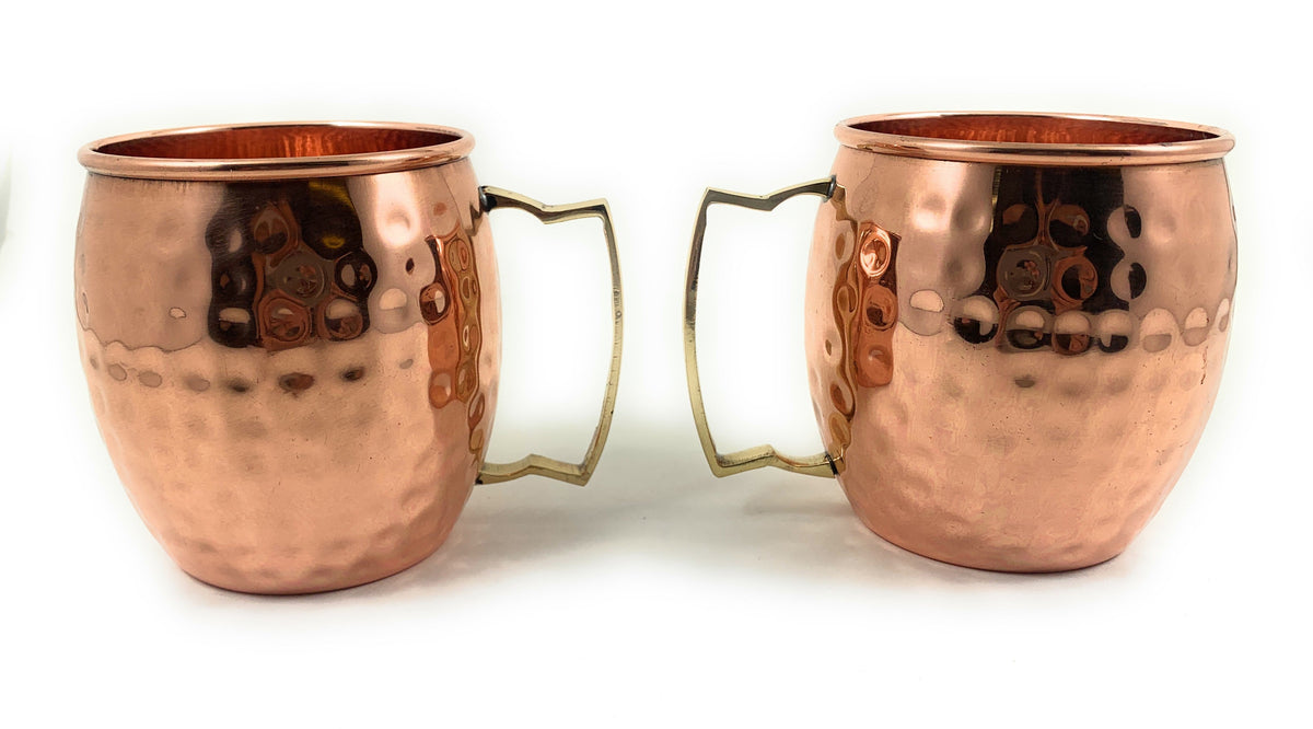 Vibhsa Handcrafted Moscow Mule Mugs, Set of 4