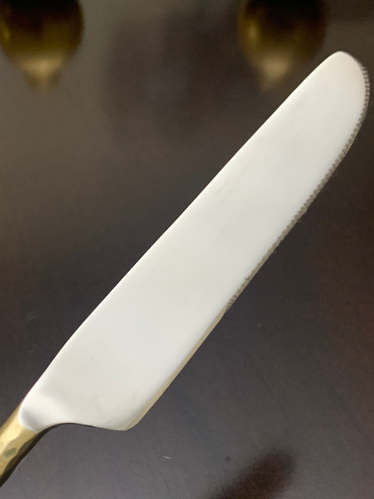 Vibhsa Gold Silverware Dinner Knives set of 6