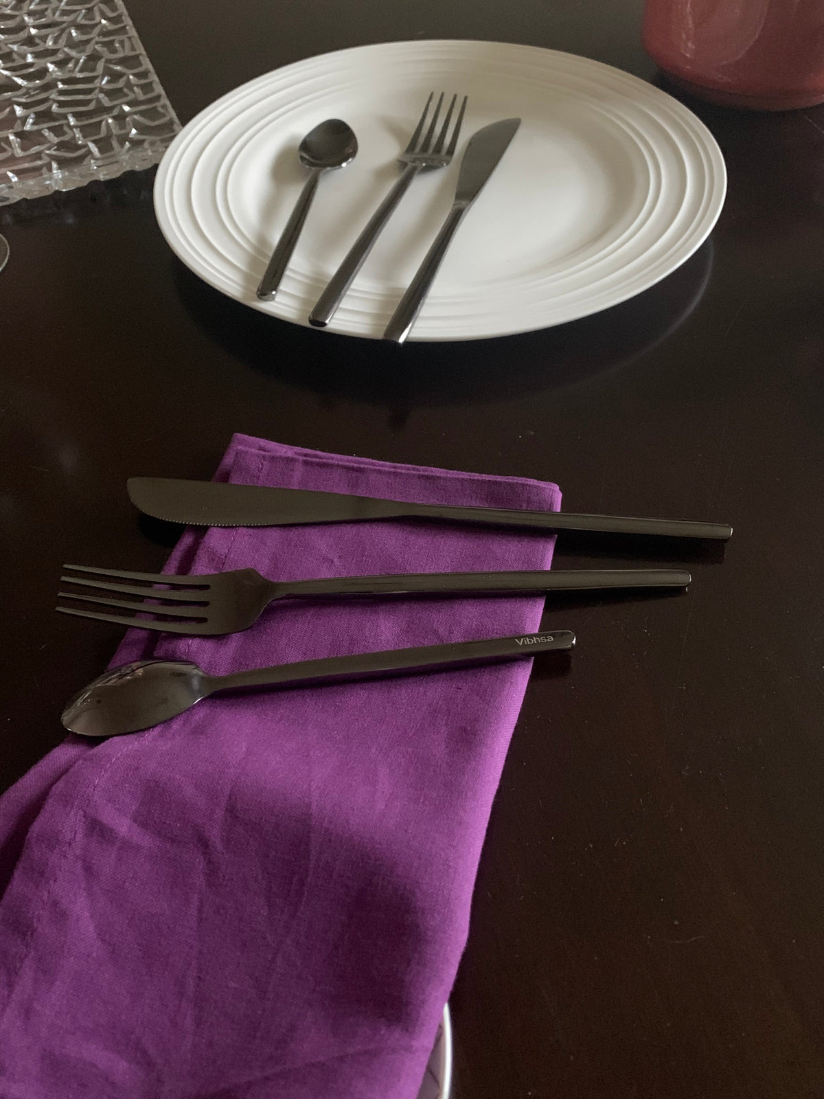 Vibhsa Stainless Steel Flatware 18 PC Set