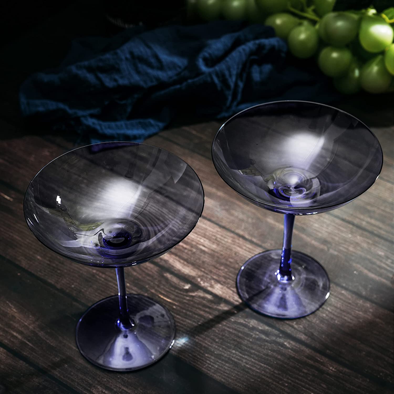 Champagne Coupes 12OZ By Colorful Champagne Glasses Prosecco Mimosa Glasses Set Cock