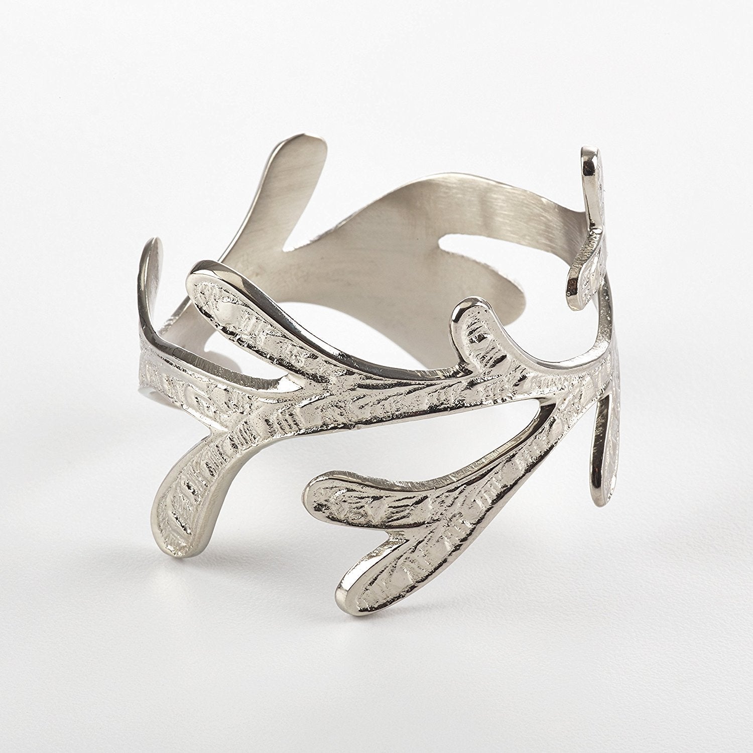 Fennco Styles Vine Design Napkin Ring- 2 Colors - Set of 4