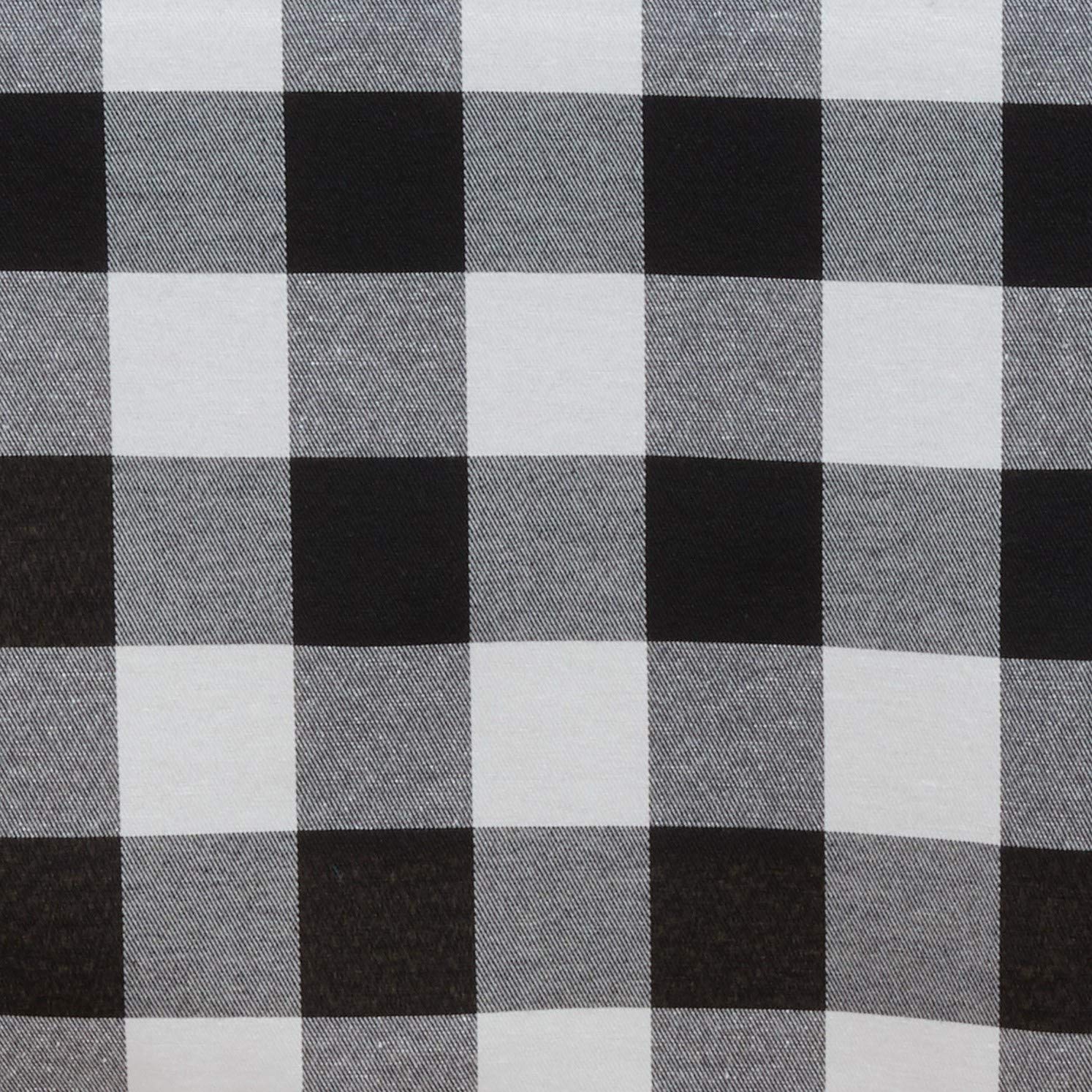 Fennco Styles Buffalo Plaid Collection Classic Checked Cotton Blend Table Linens