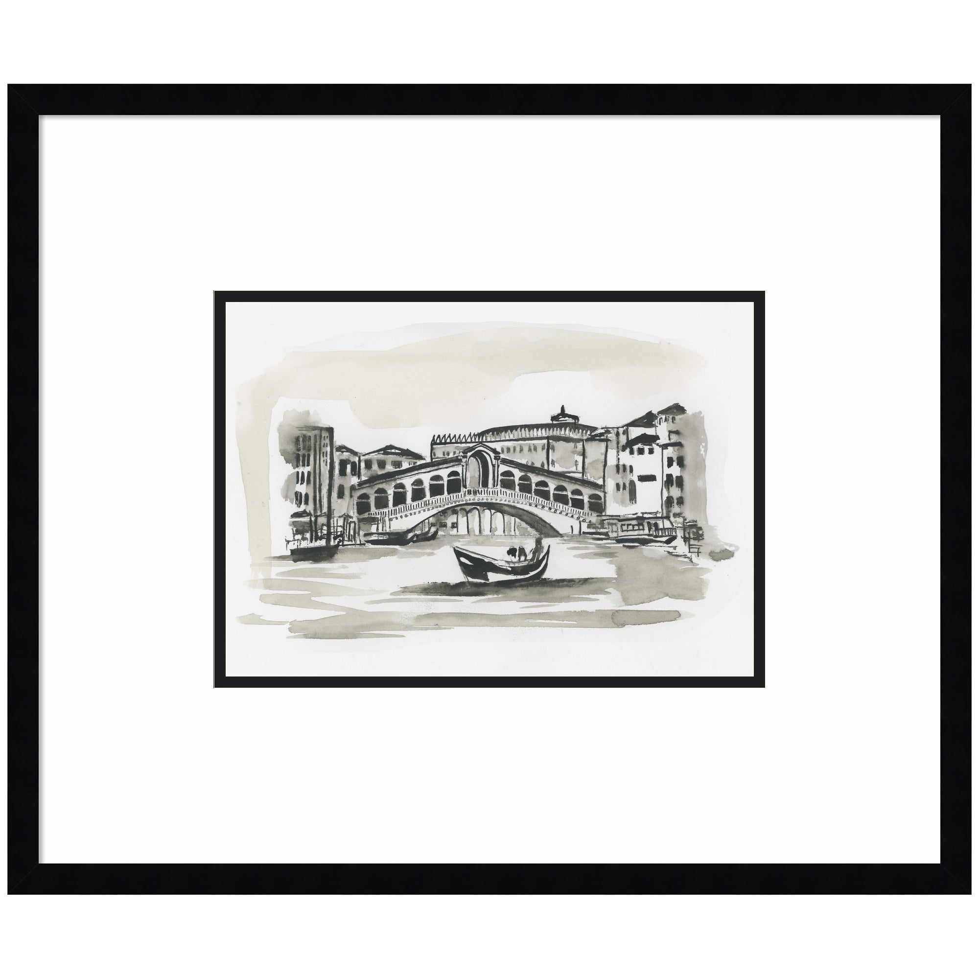 Postcard Venice by Teju Reval Framed Wall Art Print