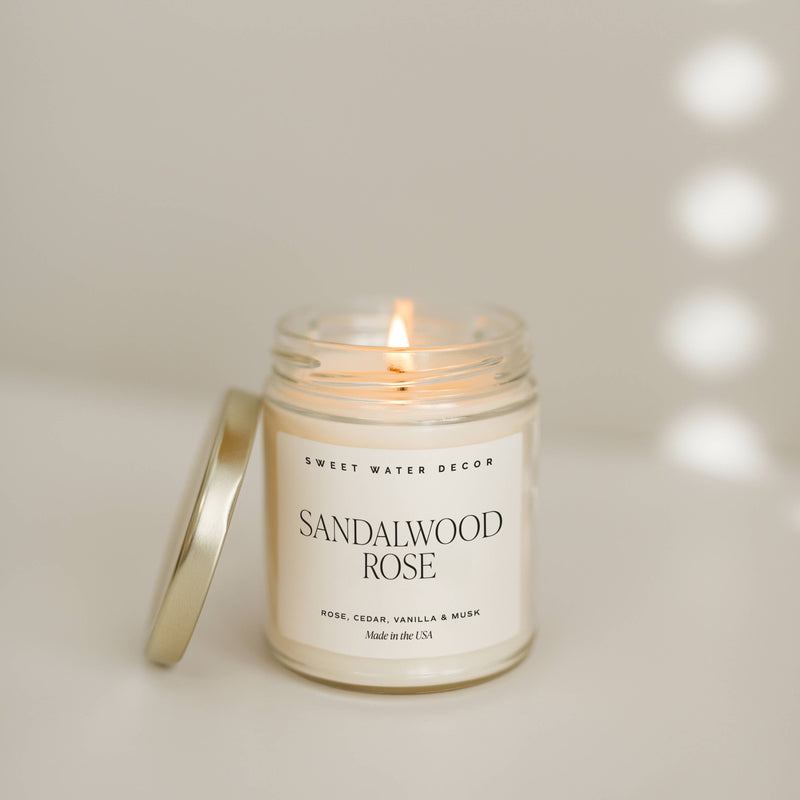 Sandalwood Rose 9 oz Soy Candle