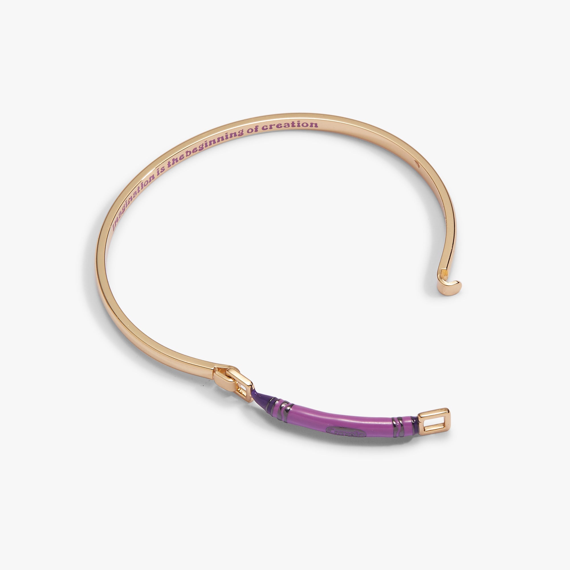 Crayola Purple Crayon Tension Bangle