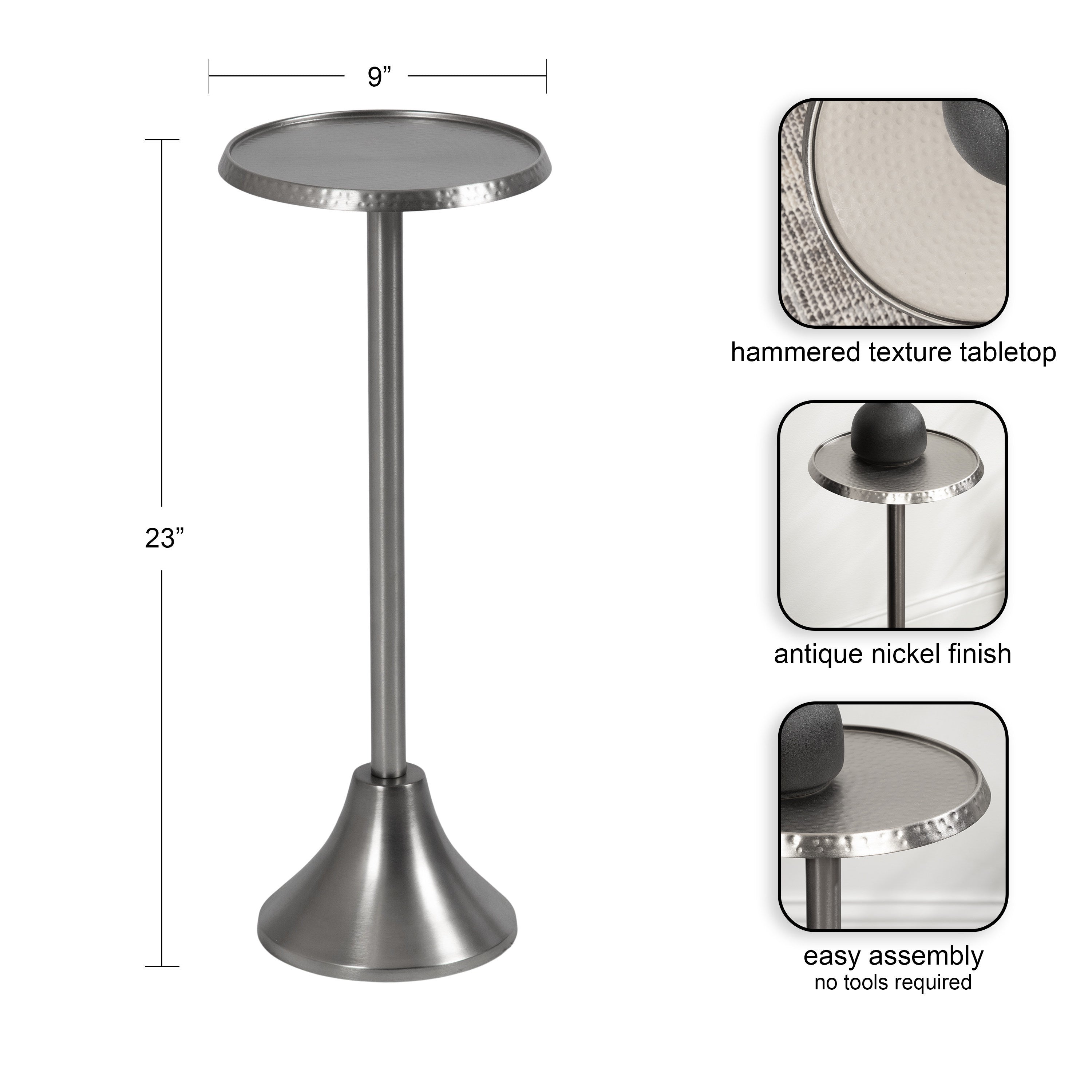 Sanzo Metal Drink Table