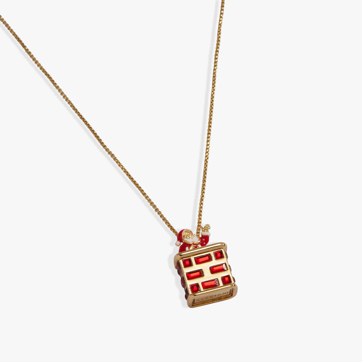 Santa Chimney Slider Necklace