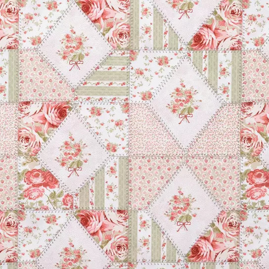Pink Floral Patch Ruffle Baby Lounger Cover