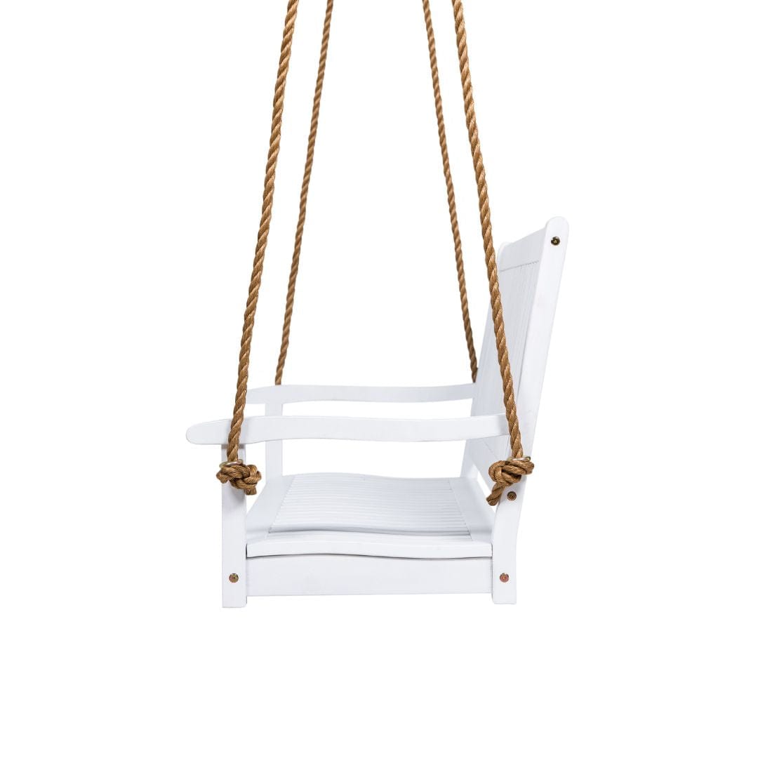 East Green Hayden Acacia Porch Swing