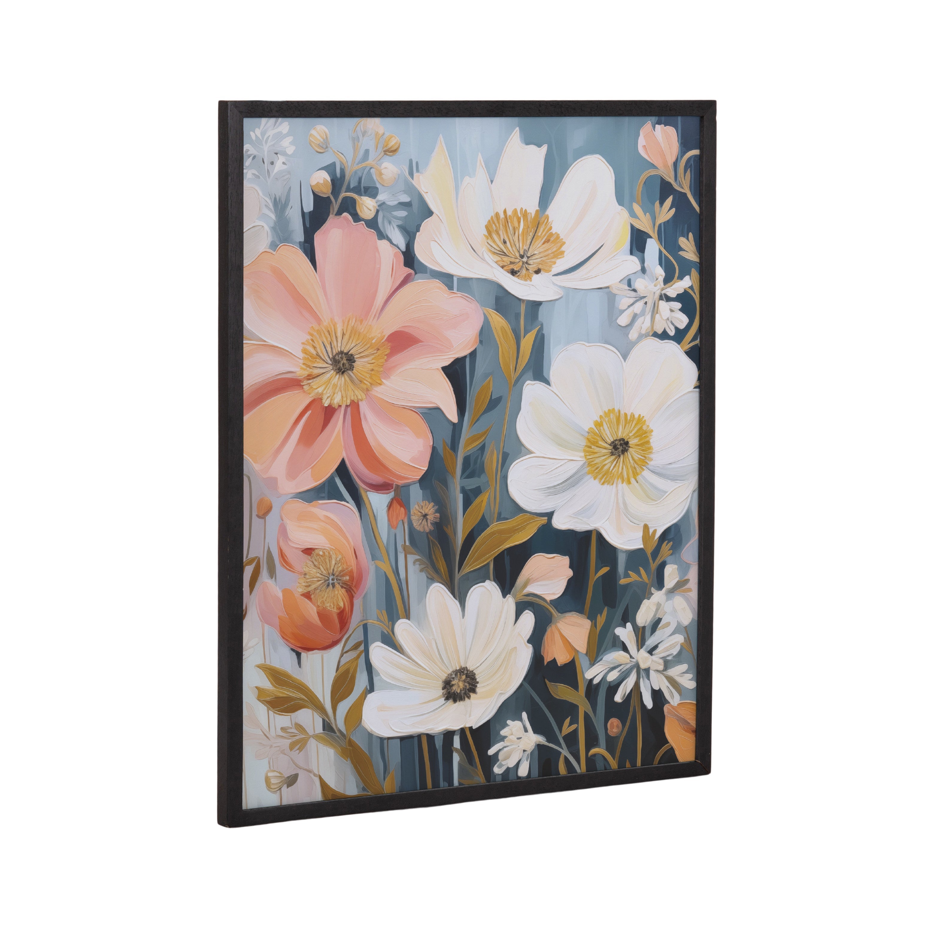 Gallery Boho Flowers in Muted Neutrals Print by The Creative Bunch Studio