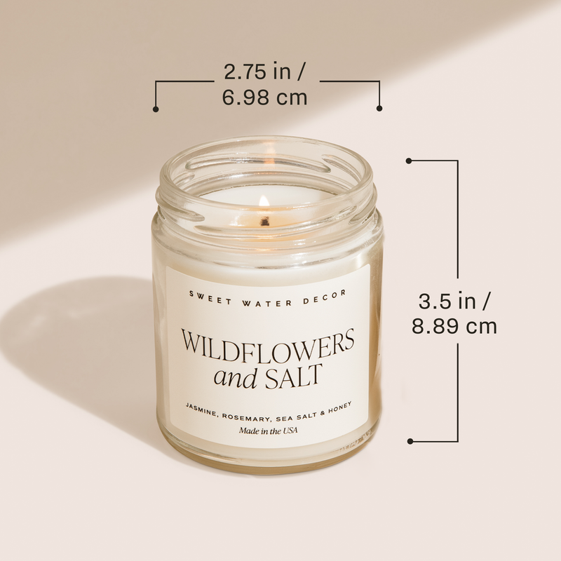 Wildflowers and Salt 9 oz Soy Candle