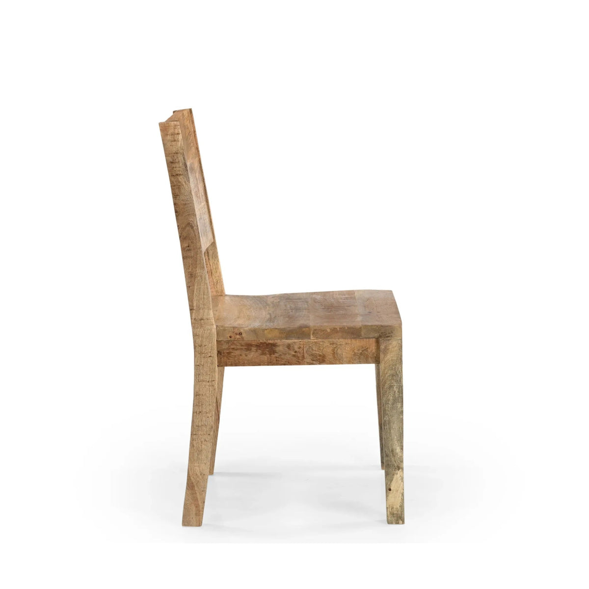 Timbergirl Solid Mango Wood Simple Chair - Set of 2