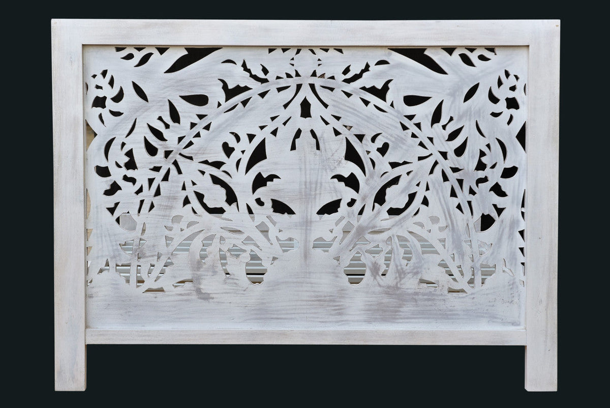 Carved Wooden Bed