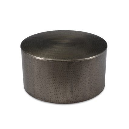 Drum Alevi silver Iron Coffee Table