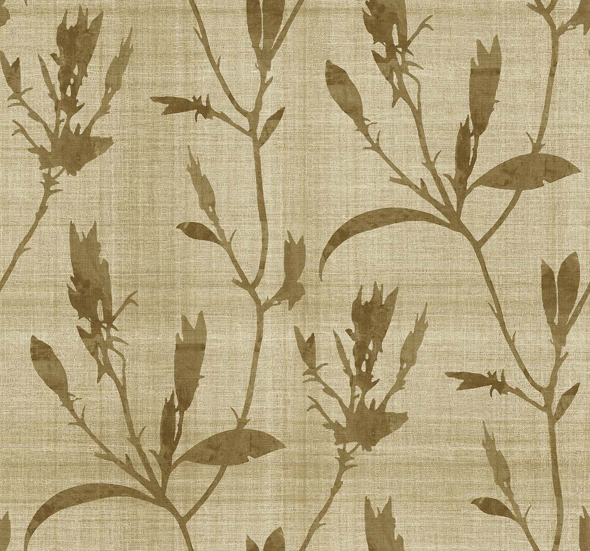 Bali Tropical Banyu Botanical Embossed Vinyl Unpasted Wallpaper