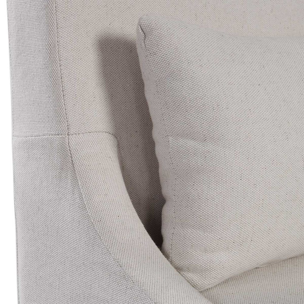 The Ellery Slipcovered Armless Chair