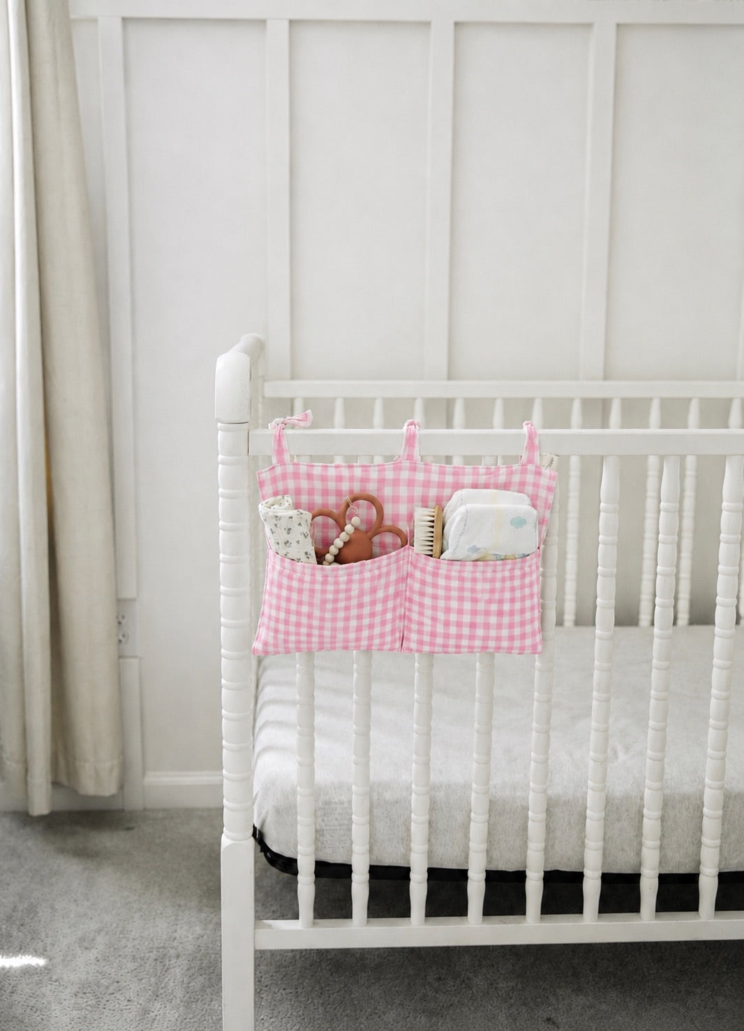 Crib Diaper Caddy Storage Organizer Nursery Room
