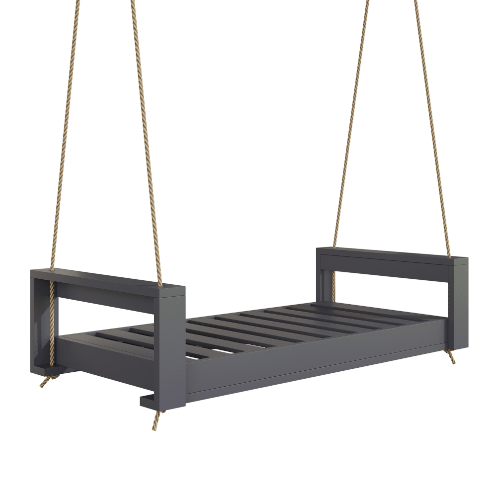 Amish Casual Lancaster Daybed Swing Bed, 6 Ft Grey