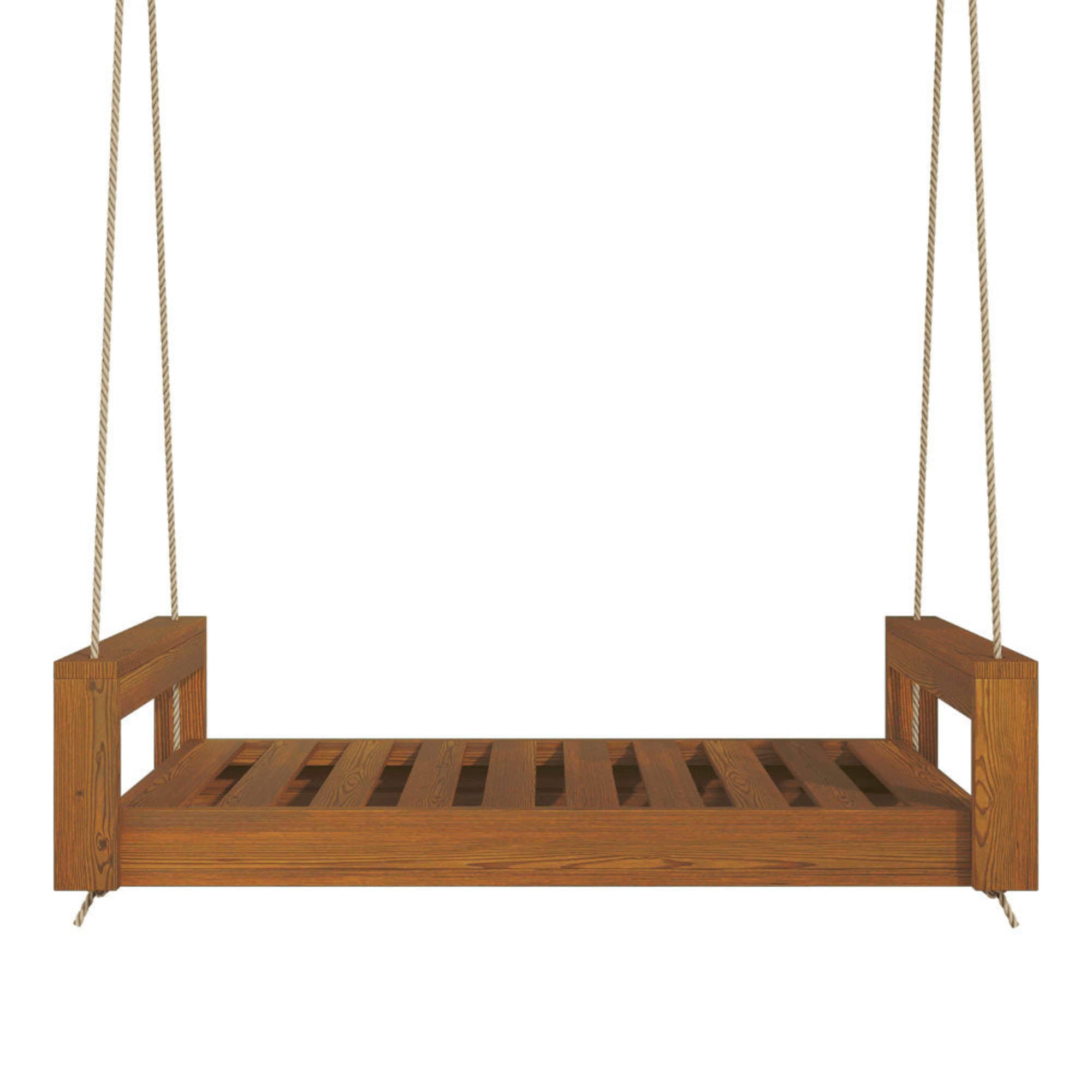 Amish Casual Lancaster Daybed Swing Bed, 5 Ft Oak