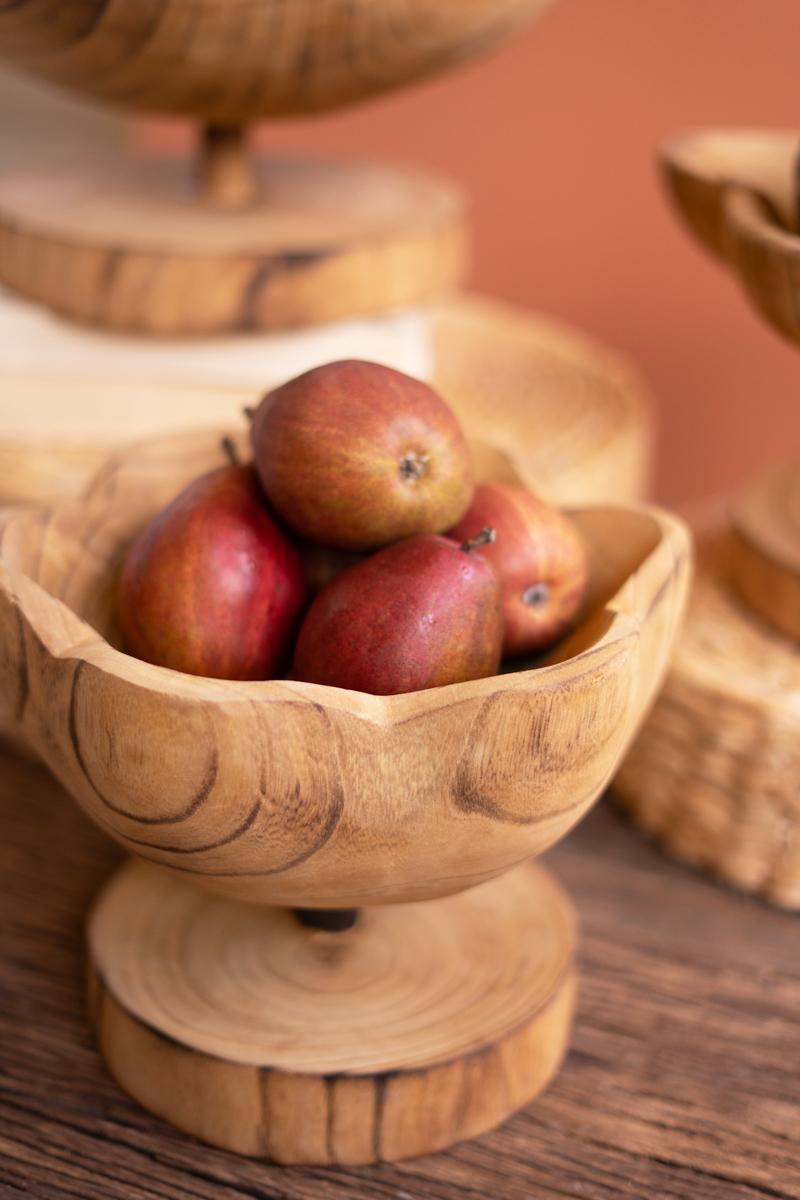 Wooden Compotes - Set of 3
